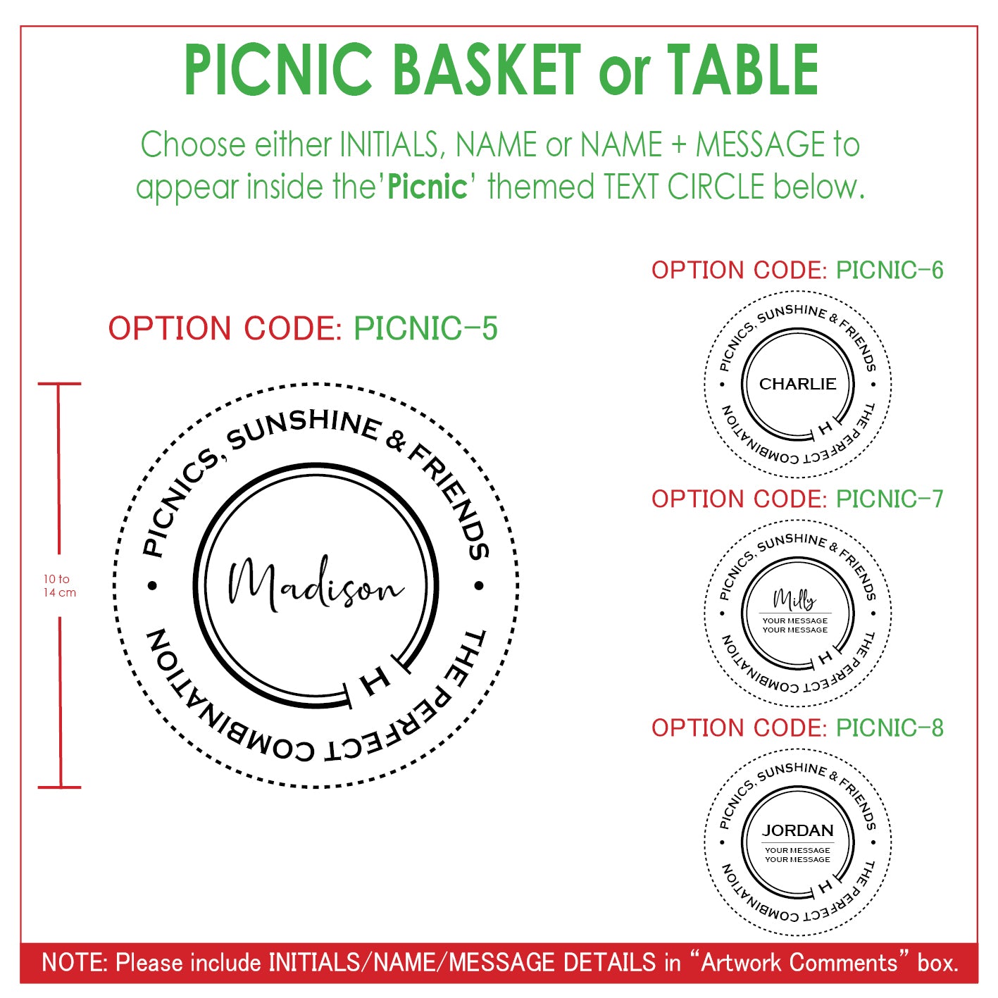 The Lakeside Picnic Table Set - With 2 Wine Glasses