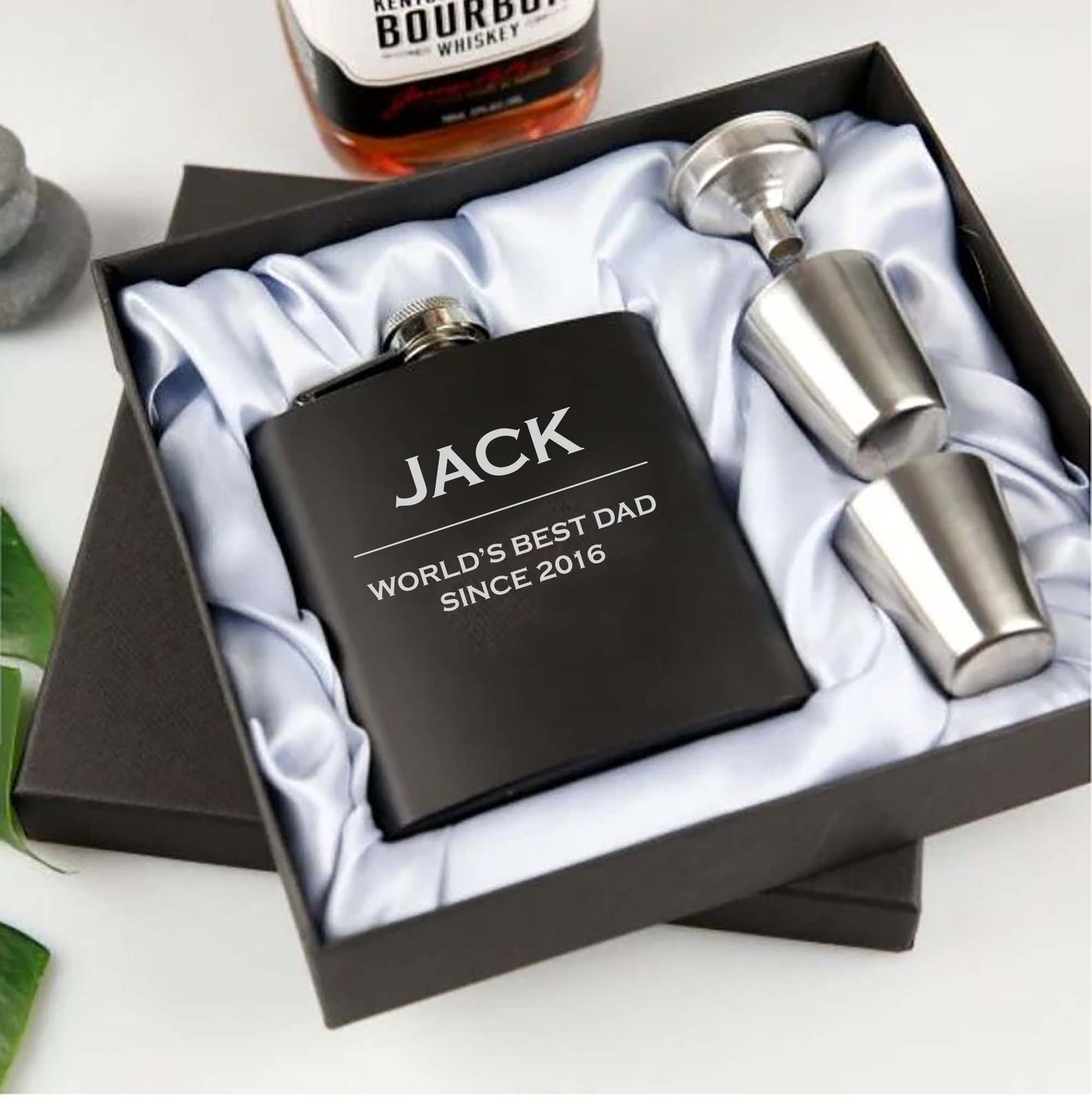 The Henley Hip Flask / Shot Glass Set (Father's Day)