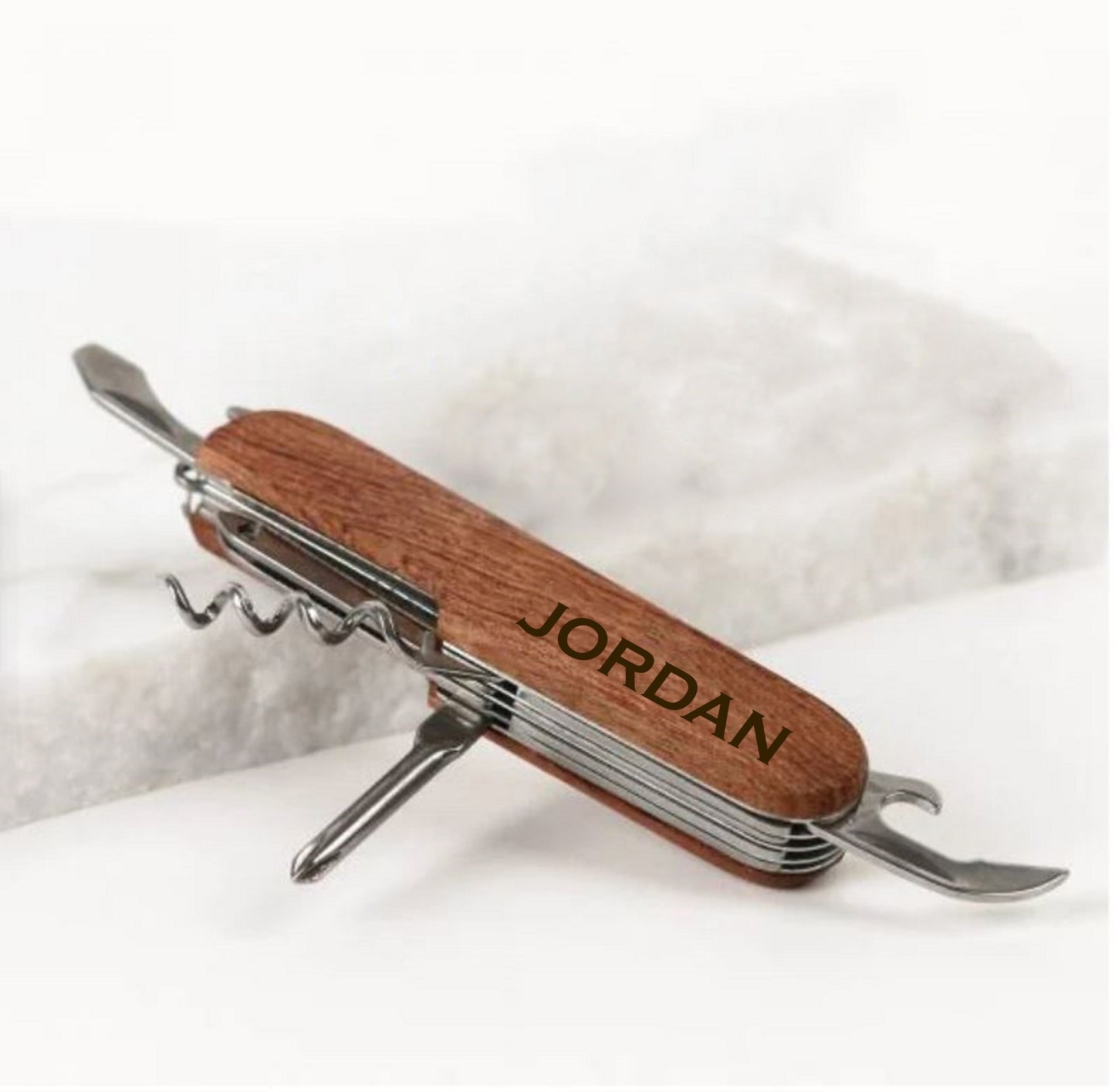 Engraved Wooden Multi-Tool