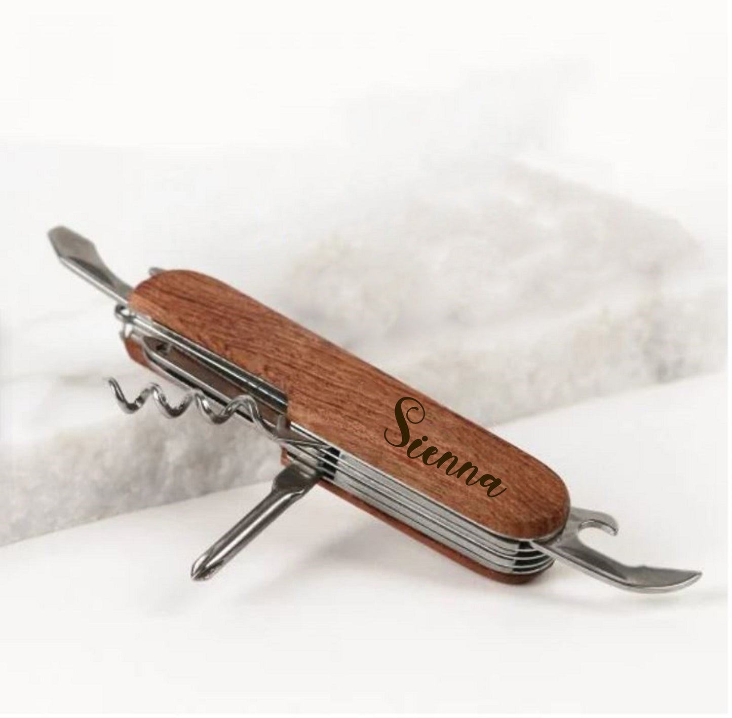 Engraved Wooden Multi-Tool