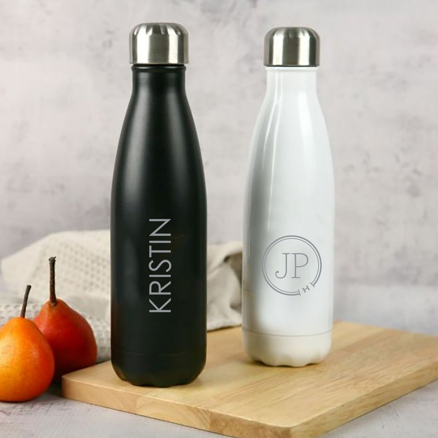The Narrabeen Water Bottle 500 mls with Metal Lid (Corporate/Sport)